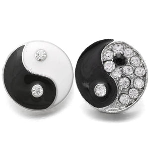 6pcs Taiji Metal Snaps For Bracelet Jewelry