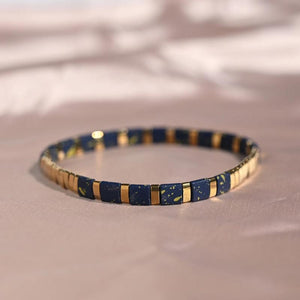 Hematite Tila Beads Bracelet for Women
