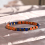 Hematite Tila Beads Bracelet for Women