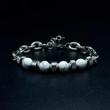 Men's Chakra Stainless Steel Beaded Bracelet