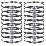 5pcs/lot Alloy Braiding Adjustable Bracelet, Couples Friendship Jewelry