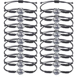 5pcs/lot Alloy Braiding Adjustable Bracelet, Couples Friendship Jewelry