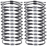 5pcs/lot Alloy Braiding Adjustable Bracelet, Couples Friendship Jewelry