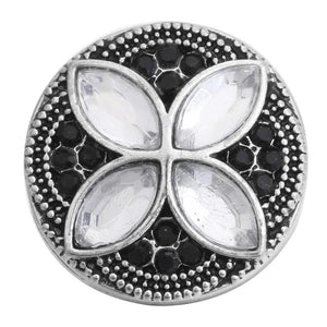 6pcs Rhinestone Snap Buttons for DIY Jewelry Making
