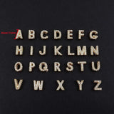Pave Zirconia Letter Charm Women Bracelet A-Z Initials Adjustable Chain