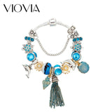 Tassel Charm Bracelets Tortoise Dolphin Shell Beads Pulseras B17078