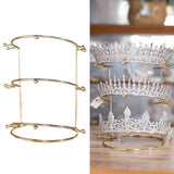 Bride Headbands Display Stand Jewelry Organizer Rack Princess Crown Holder