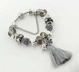 European Tortoise Charm Bracelet for Women Tassel DIY Jewelry
