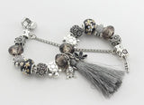 European Tortoise Charm Bracelet for Women Tassel DIY Jewelry