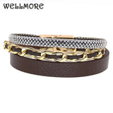 Bohemia Leather Charm Bracelets for Women