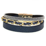 Bohemia Leather Charm Bracelets for Women