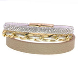 Bohemia Leather Charm Bracelets for Women