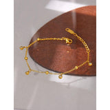 Women's Stainless Steel CZ Bracelet Delicate Cubic Zirconia Charm
