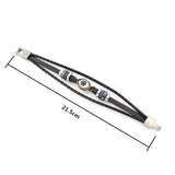 Evil Eye Round Beads Leather Bracelet For Men