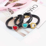 Heart Bangles Charm Bracelets Gothic Jewelry Adjustable Chains Bracelet