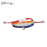 Infinity Running Bracelet Stack Charm Tassel Bracelets For Men