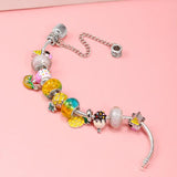 Pineapple & Ice Cream Beads Bracelet DIY Jewelry Gift