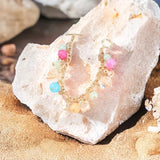 Butterfly Charm Bracelet for Women Jewelry Girl Gift Cross Pearl Pendant Chains