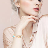 Butterfly Charm Bracelet for Women Jewelry Girl Gift Cross Pearl Pendant Chains