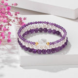Pearl Charm Bracelets Natural Stone Howlites Beaded Bangles