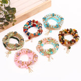 Crystal Stone Beads Tassel Bracelet for Women and Man