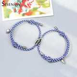 Love Heart Magnet Attract Couple Bracelet Charm Jewelry