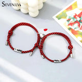 Love Heart Magnet Attract Couple Bracelet Charm Jewelry