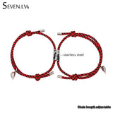 Love Heart Magnet Attract Couple Bracelet Charm Jewelry