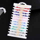 12pcs Shell Crystal Beads Braided Bracelets Women Girl Charms Kid Bracelet