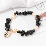 Vintage Shell Conch Pearl Charm Bracelets