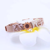 Rose Charm Mesh Bracelet Animal Fruit Beaded Bangle