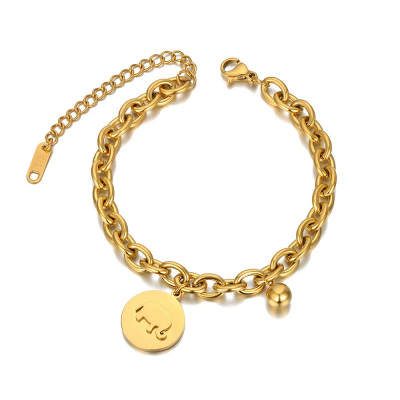 Bohemia Elephant Ball Charm Bracelet YB20118