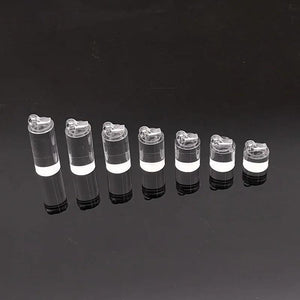 7Pcs Acrylic Ring Jewelry Display Stand Holder Props Showcase Organizer