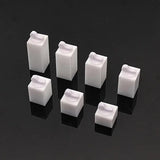 7Pcs Acrylic Ring Jewelry Display Stand Holder Props Showcase Organizer
