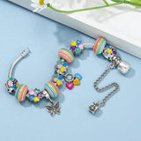 Crystal MOM Beads Charm Bracelet Vintage Jewelry Gift