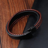 Braided Rope Leather Bracelet for Men