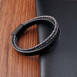 Braided Rope Leather Bracelet for Men