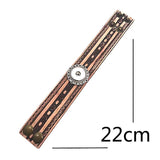 Hand Woven Retro Leather Bracelet for Women and Men