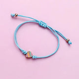 3Pcs Cloud Star Rainbow Smiling Face Bracelet Set