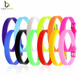 20PCS 8MM Silicone Wristband Bracelets DIY Accessory Fit 8mm Slide Letter Charms