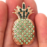 5pcs Pineapple Snap Buttons 18mm Charm Fit Snap Bracelet for Women ZA039