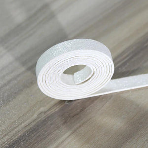 10PC 8mm Glitter PU Leather Belt 1M Length No Buckle DIY Wristband Keych