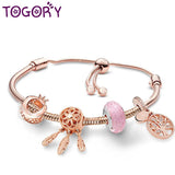 Life Of Tree Beads Charm Bracelet Bangles, Adjustable Chain Bracelet for Women