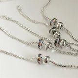 Vintage Zircon Circle Charm Bracelet for Women