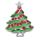5pcs/lot Mixed Charms Crystal Rhinestone Tree Snap Buttons