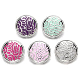 5pcs Snap Jewelry Rhinestone Flower 18mm Snap Buttons Fit 20mm 18mm Leather