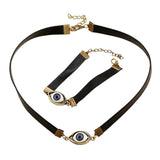 Punk Eyeball Charm Cuff Bracelet for Men