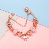 Mother's Charm Bracelet MOM Crystal DIY Charms Beads High-Quality Jewelry