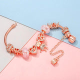 Mother's Charm Bracelet MOM Crystal DIY Charms Beads High-Quality Jewelry