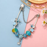 Charm Bracelet Snake Chain Windmill Hot Air Balloon DIY Charms Beads Pendants